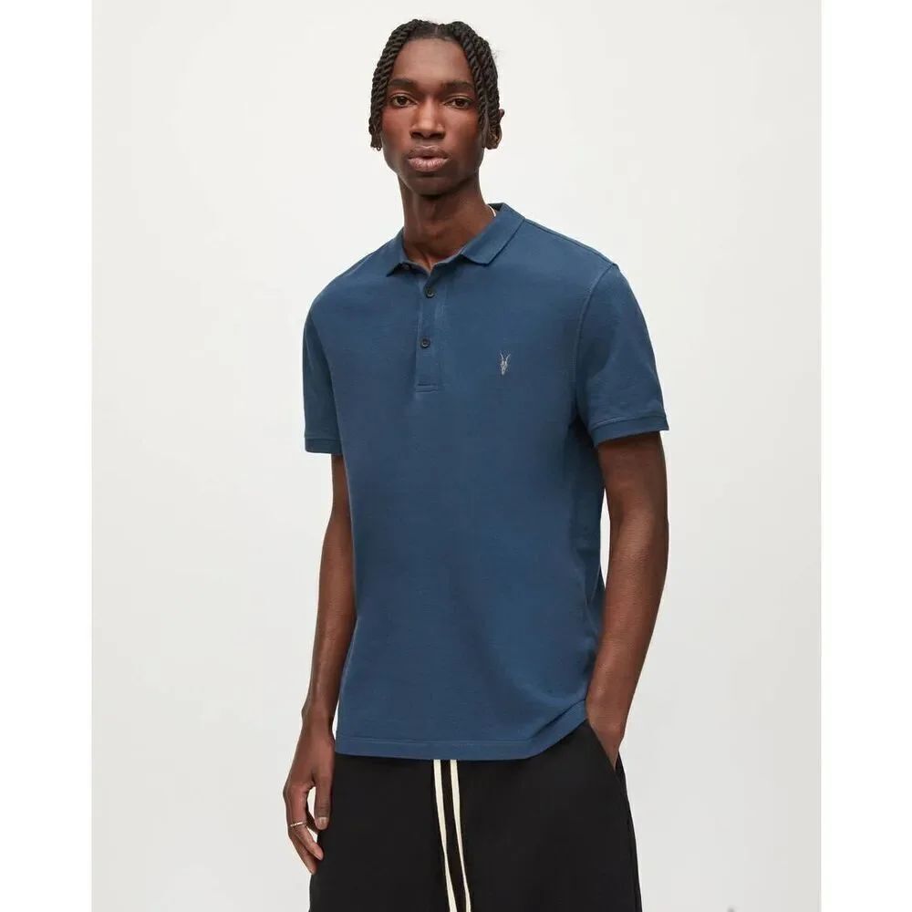✨All Saints Reform Short Sleeves Polo Sz XS Teal Shirt✨